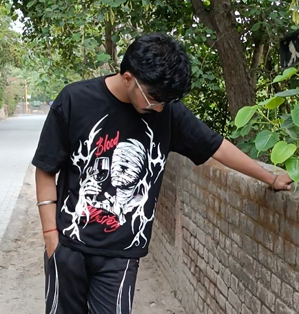 Blood Mystery Oversized Tee
